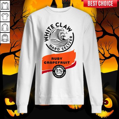 White Claw Hard Seltzer Ruby Grapefruit Halloween Costume Sweatshirt