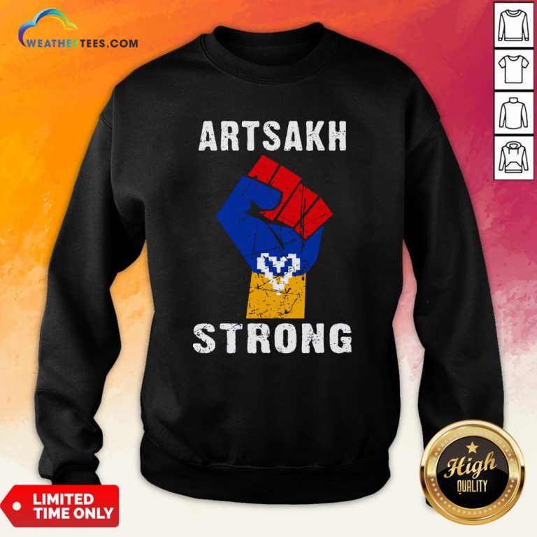 Artsakh Strong Artsakh Is Armenia – Armenian Flag Vintage Sweatshirt