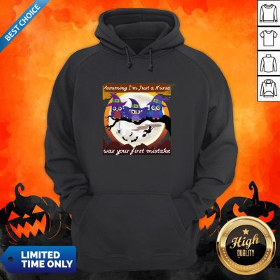 Assuming I'm Just A Nurse Was Your First Mistake Halloween Day Hoodie