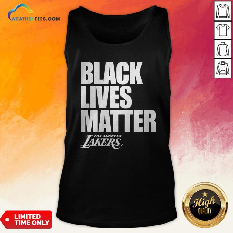 Black Lives Matter Los Angeles Lakers Tank Top