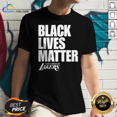 Black Lives Matter Los Angeles Lakers V-neck