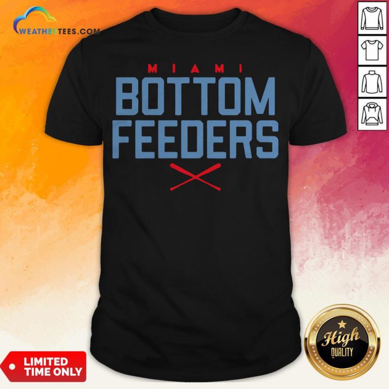 Bottom Feeders Miami Baseball T-ShirtBottom Feeders Miami Baseball T-Shirt