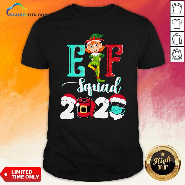 Elf Squad Christmas 2020 Family Matching Xmas Funny Gift T-Shirt