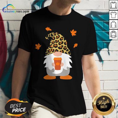 Feel Gnome Penguins Hug Coffee V-neck - Design By Weathertees.com
