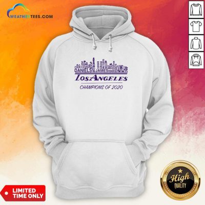 Finals Los Angeles Champions Of 2020 Nba Western Conference Hoodie