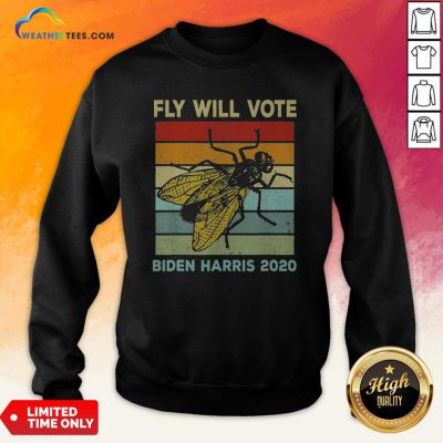 Fly Will Vote Biden Quote VP Debate Vintage 2020 Sweatshirt
