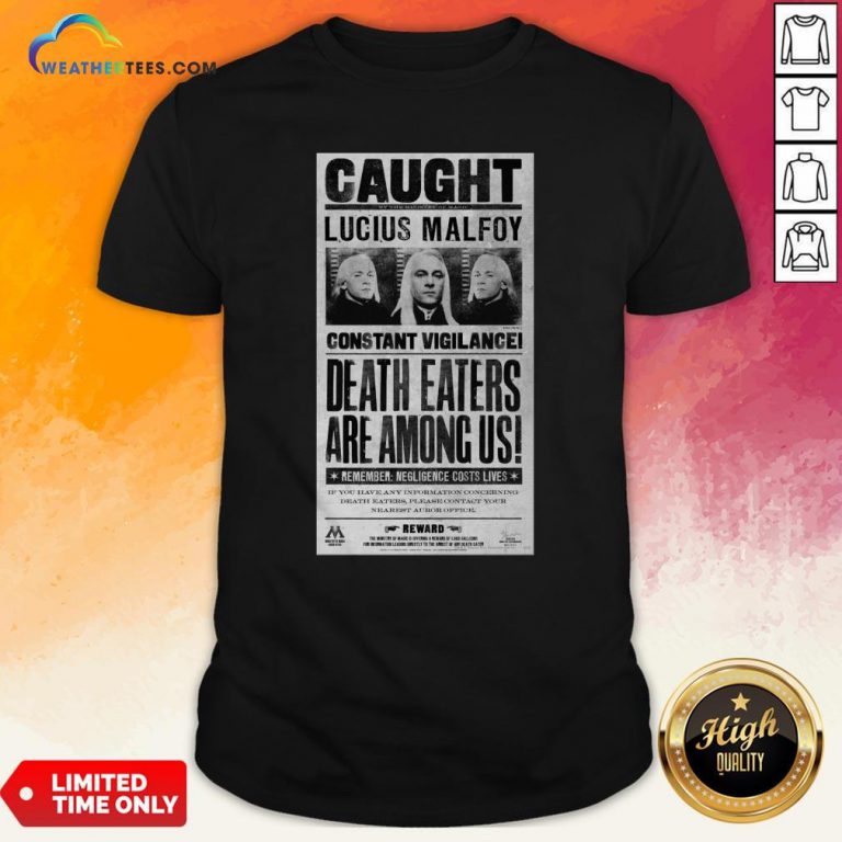 Harry Potter Lucius Malfoy Caught Poster T-Shirt
