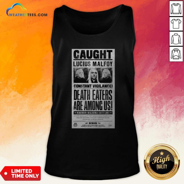 Harry Potter Lucius Malfoy Caught Poster Tank Top