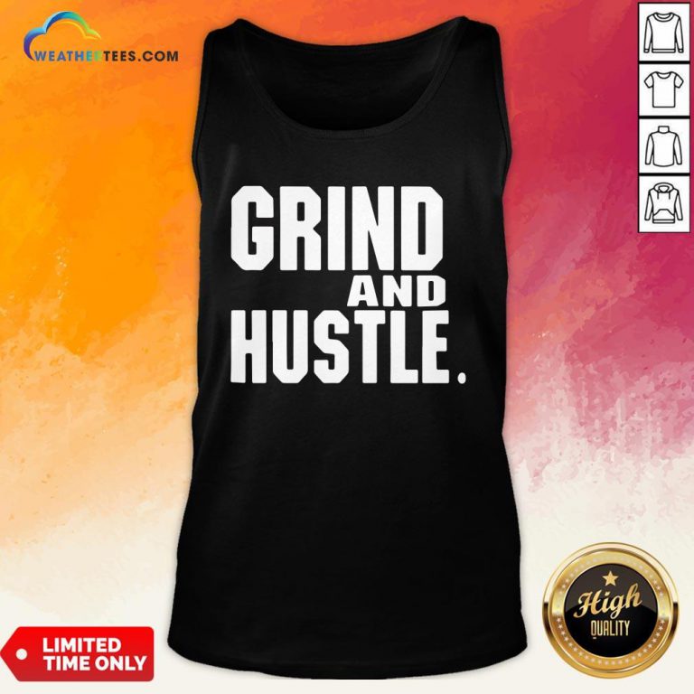 Heart Grind And Hustle Tank Top - Design By Weathertees.com