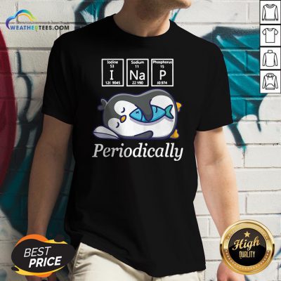 I Nap Periodically Penguin V-neck