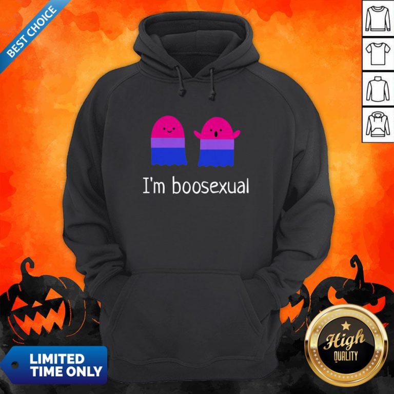 I'm Boo Bisexual LGBT Ghosts Colorful Pride Month Halloween Hoodie