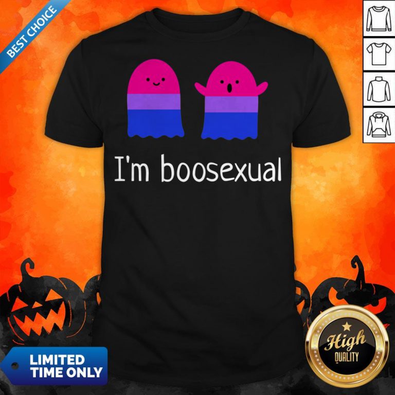 I'm Boo Bisexual LGBT Ghosts Colorful Pride Month Halloween Shirt