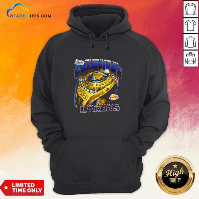 Lakers Finals 2020 Back To Back NBA Hoodie