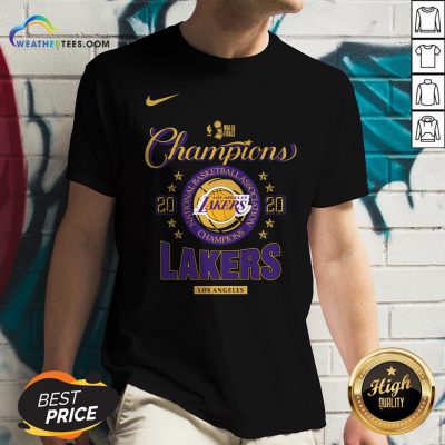 Los Angeles Lakers 2020 NBA Champions V-neck
