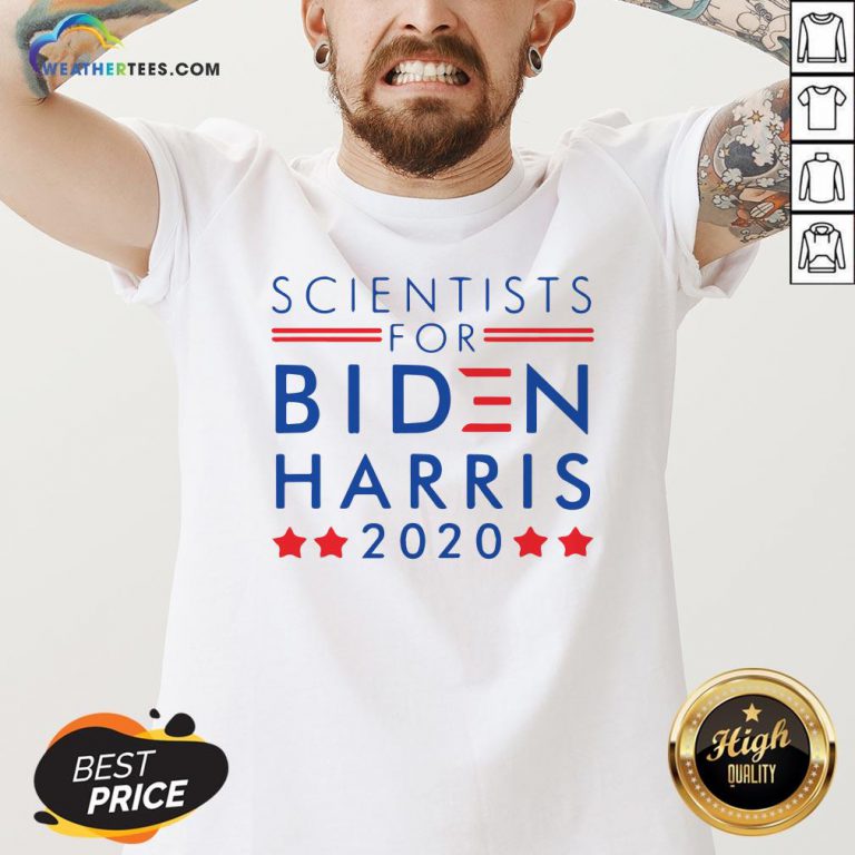 My Scientists For Biden Harris 2020 Campaign Volunteers V-neck - Design By Weathertees.com