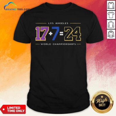Strong Los Angeles 17 7 24 Baseball World Championships Shirt- Design By Weathertees.com