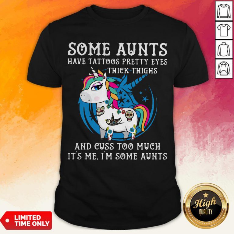 Unicorn Some Auk Thighs And Cuss Tots Shirt