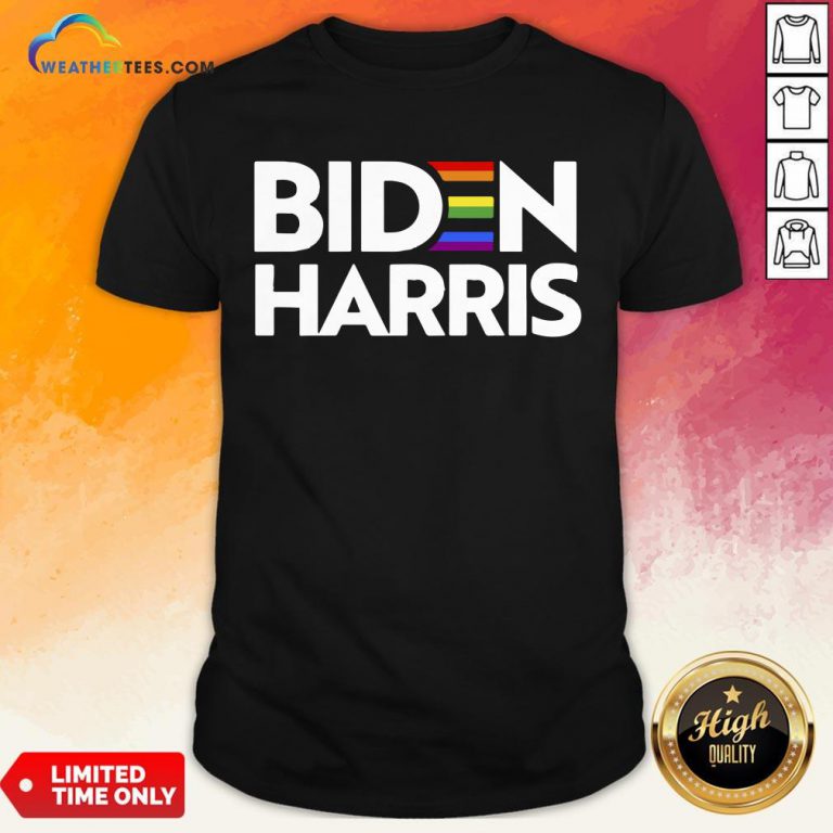 Awesome Biden Harris Pride LGBT Unisex Shirt- Design By Weathertees.com