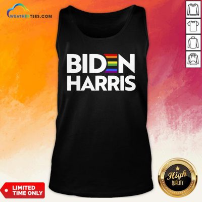 Awesome Biden Harris Pride LGBT Unisex Tank Top- Design By Weathertees.com