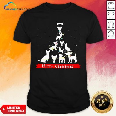 Best Dogs Tre Merry Christmas Ugly Shirt - Design By Weathertees.com
