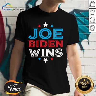 Best Joe Biden Wins President Victory 2020 Election White House V-neck - Design By Weathertees.com