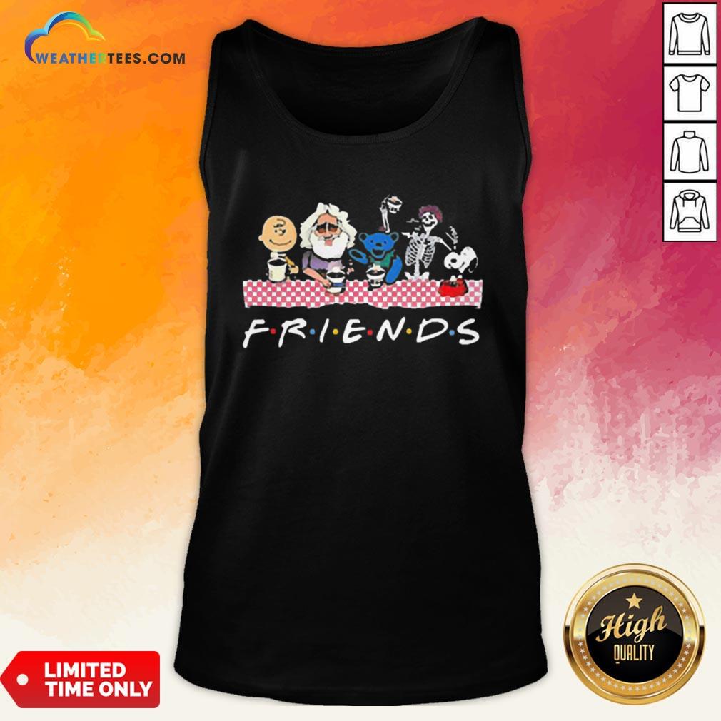 Cute Bear And Jerry Friend Tank Top - Design By Weathertees.com
