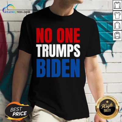 Funny No One Trumps Biden Funny Biden Election V-neck - Design By Weathertees.com