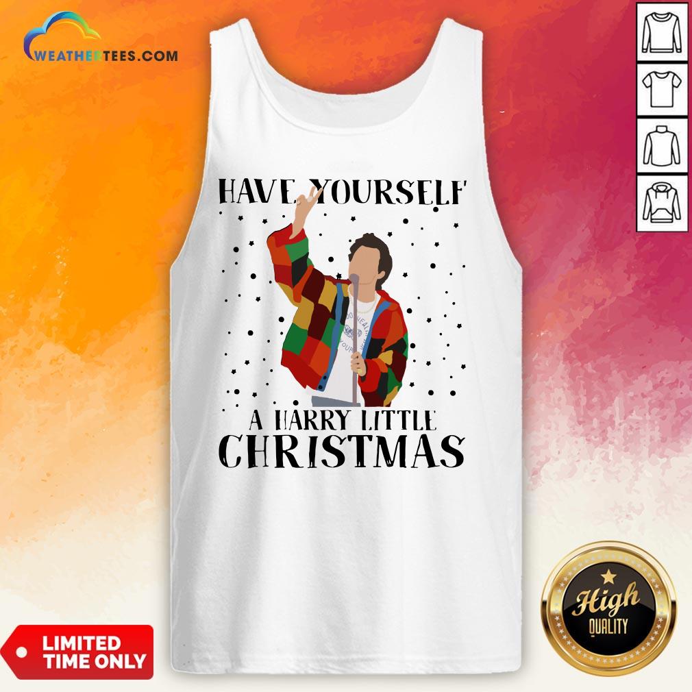 Hot Louis Tomlinson Have Yourself A Harry Little Christmas Tank Top - Design By Weathertees.com