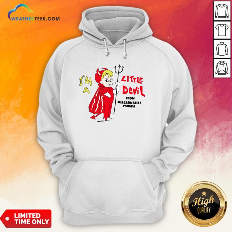 Miss I’m A Little Devil From Niagara Falls Canada Hoodie - Design By Weathertees.com