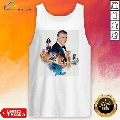 Mr Sean Connery Never Say Never Again Tank Top - Design By Weathertees.com