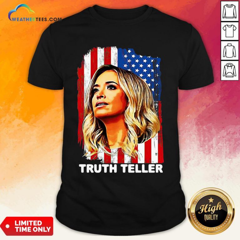 Nice American Flag Kayleigh Mcenany Truth Teller Funny Shirt- Design By Weathertees.com