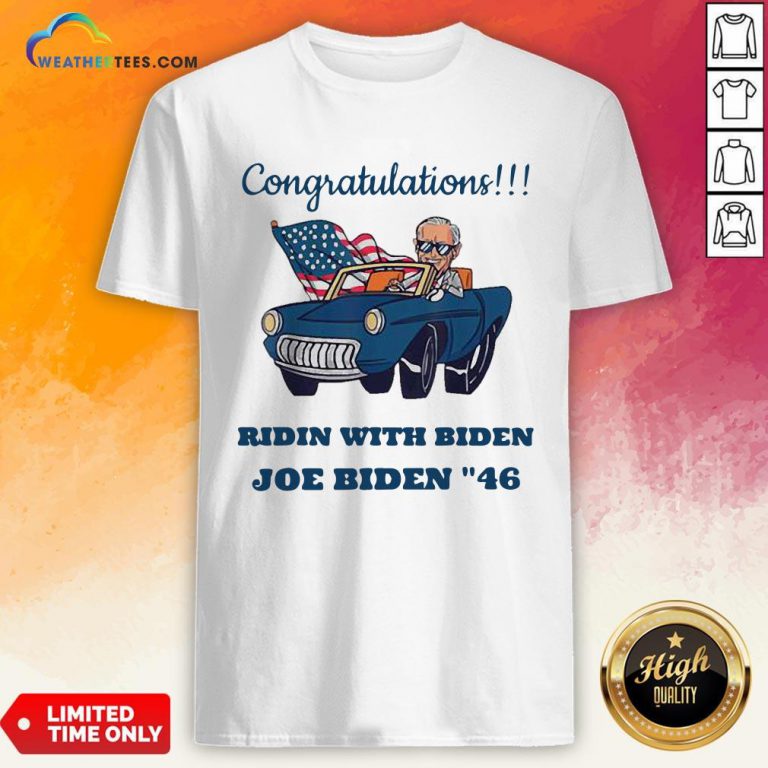 Nice Congratulations President Joe Biden 46 Biden Harris 2020 Shirt - Design By Weathertees.com