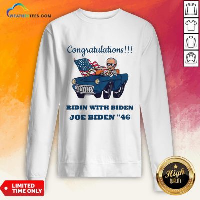 Nice Congratulations President Joe Biden 46 Biden Harris 2020 Sweatshirt - Design By Weathertees.com
