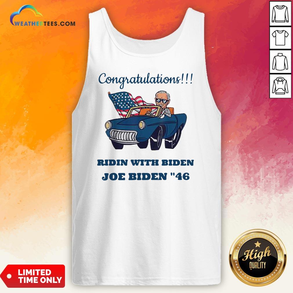 Nice Congratulations President Joe Biden 46 Biden Harris 2020 Tank Top - Design By Weathertees.com