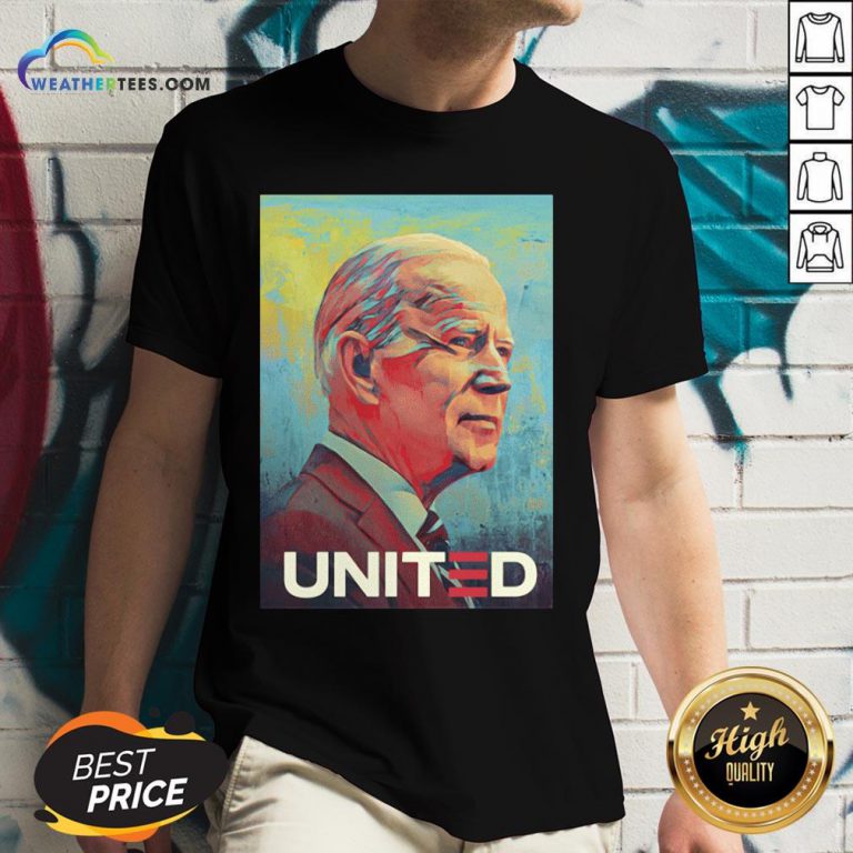 Nice Joe Biden United Gift V-neck - Design By Weathertees.com