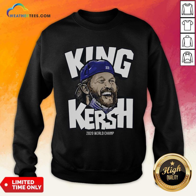Premium King Kersh Wear Mask 2020 World Champ Los Angeles Sweatshirt- Design By Weathertees.com