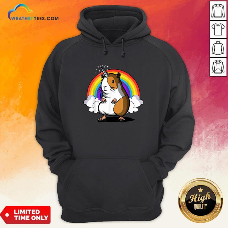 Right Guinea Unipig Rainbow Colors Hoodie - Design By Weathertees.com