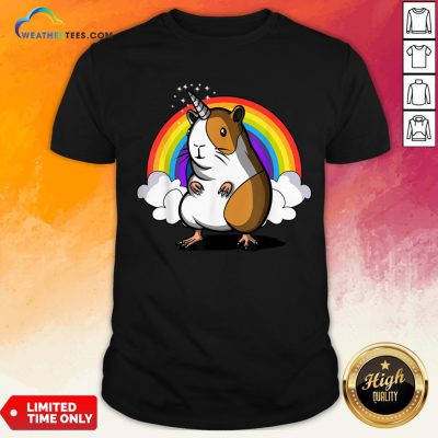 Right Guinea Unipig Rainbow Colors Shirt - Design By Weathertees.com