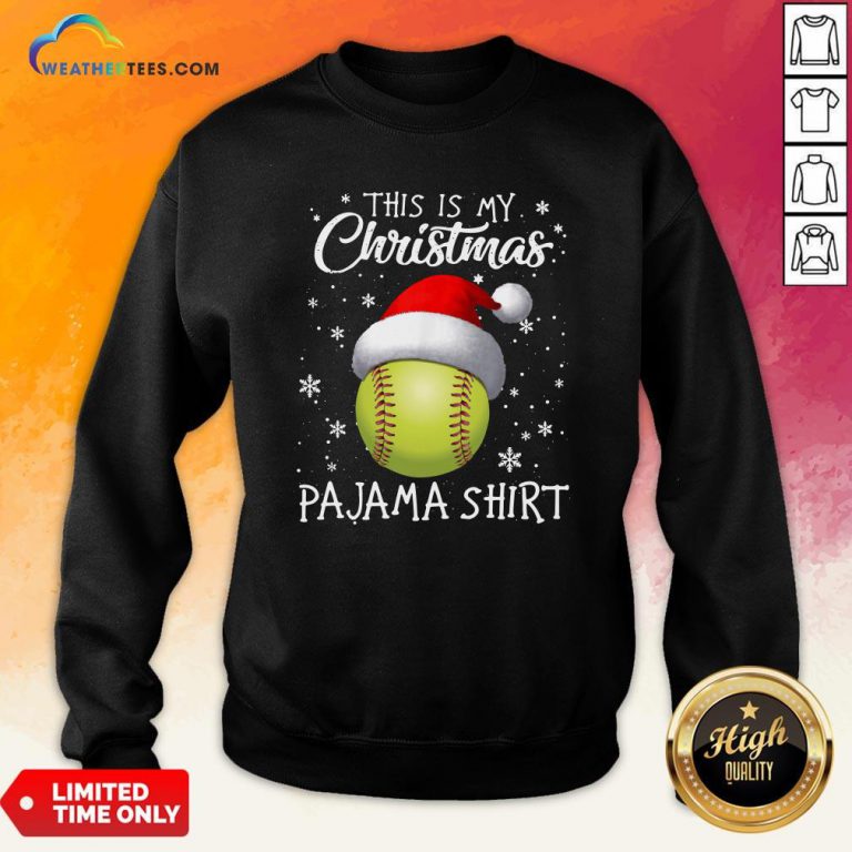 Save This Is My Christmas Baseball Pajama Sweatshirt - Design By Weathertees.com
