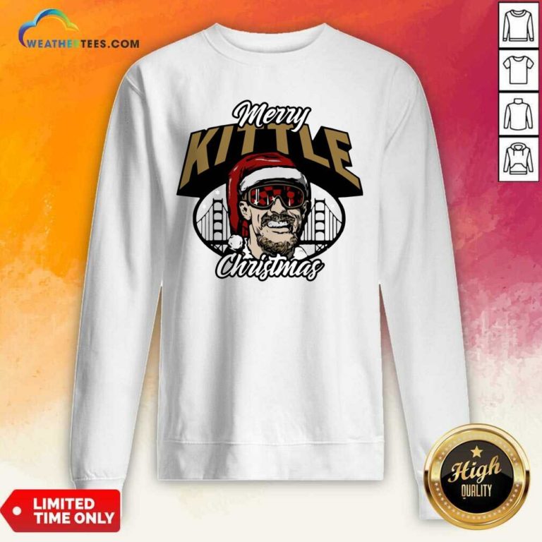 George Kittle Merry Kittle Christmas Sweatshirt - Design By Weathertees.com
