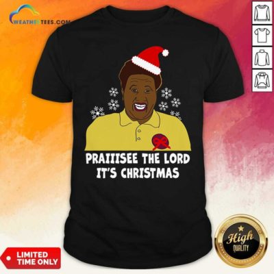 Santa Hellur Praise The Lord It’s Christmas Shirt - Design By Weathertees.com