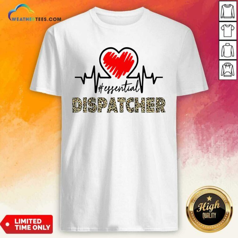 Heartbeat Essential Dispatcher Shirt - Design By Weathertees.com