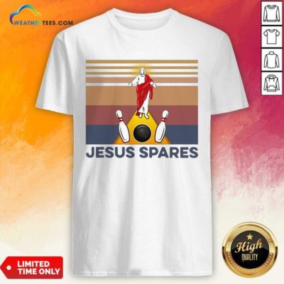 Jesus Spares Bowling Vintage Shirt - Design By Weathertees.com