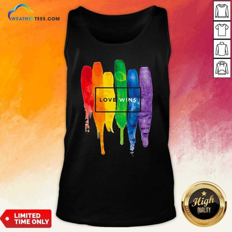 LGBT Love Wins Tank Top - Design By Weathertees.com