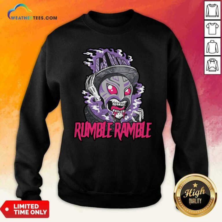 Monster Rumble Rumble Sweatshirt - Design By Weathertees.com