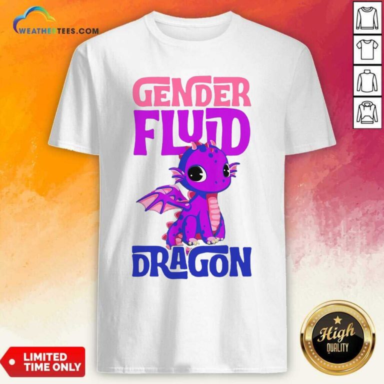 Gender Fluid Dragon Shirt - Design By Weathertees.com