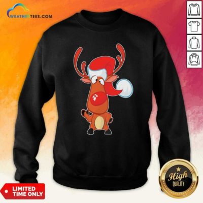 Reindeer Santa Christmas Sweatshirt - Design By Weathertees.com