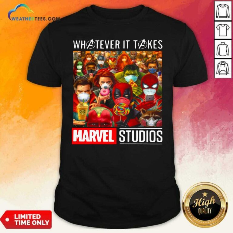 Whatever It Takes Marvel Studios Avengers Face Mask Shirt - Design By Weathertees.com