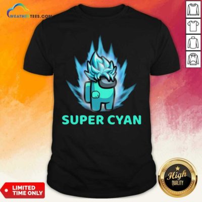 Imposter Among Us Super Cyan Shirt - Design By Weathertees.com