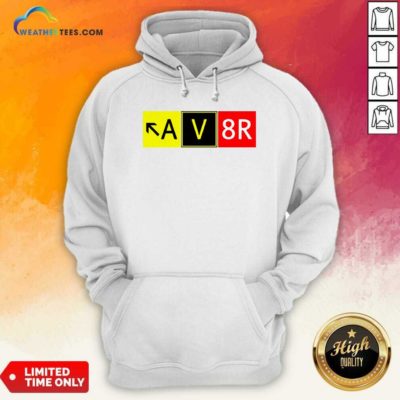 Aviation Pilot AV8R Taxiway Sign Graphic Hoodie - Design By Weathertees.com